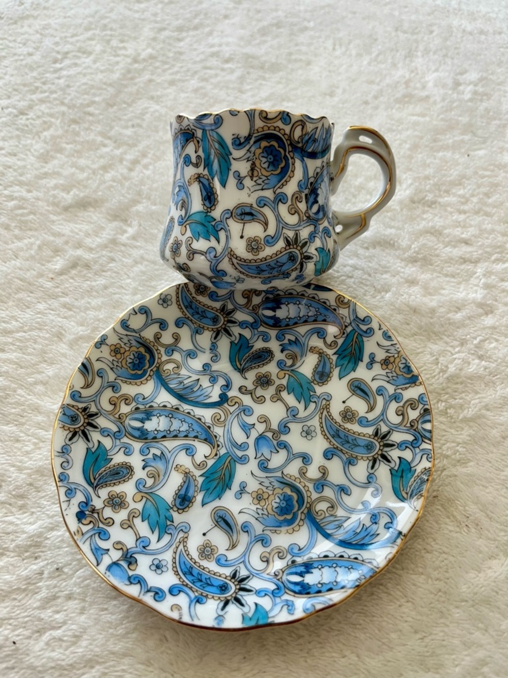 Demitasse Tea Cups and Saucers - Picture 3 of 13